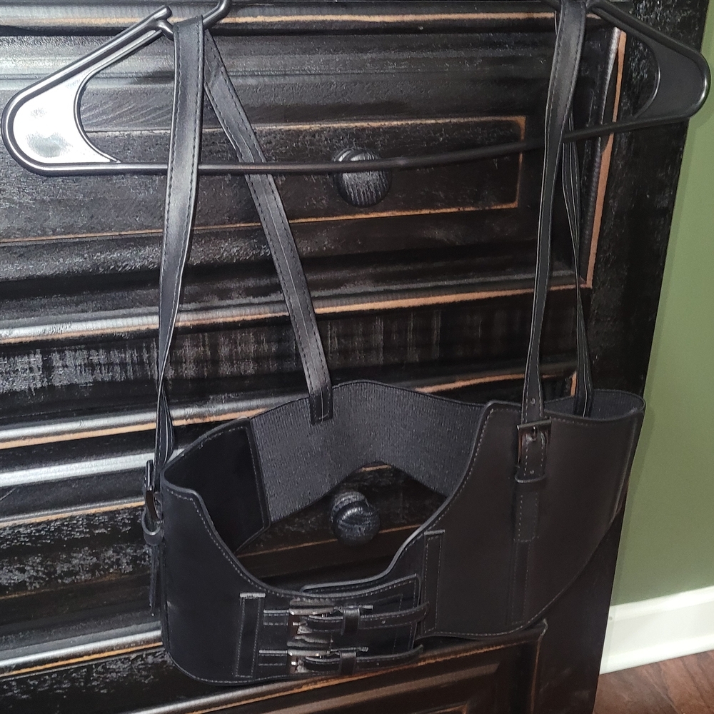 Men's Black Leather Bag